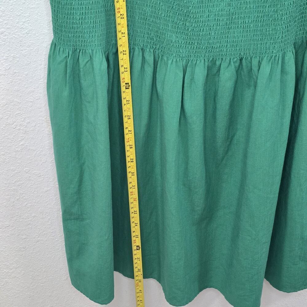 Women's Mini Sundress Sleevess Universal Thread Green Resort Vacation Size 1X - Picture 5 of 9